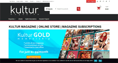 Desktop Screenshot of kulturmagazine.com